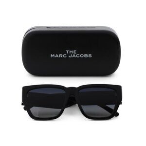 MARC JACOBS Black/grey 57mm Square Sunglasses